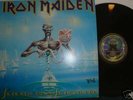 IRON MAIDEN RAREST ISRAELI metal LP seventh son HEBREW
