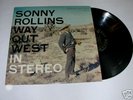 Jazz LP:  Sonny Rollins Way Out West, stereo dg orig M-