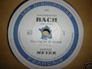  set (4) 78rpm DF BACH / piano MARCELLE MEYER
