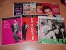 5 Elvis Presley RCA Victor 45's w/ Sleeves - 1 Double