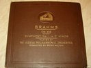 Brahms Vienna Philharmonic Bruno Walter HMV 1937