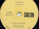 JACK SCOTT-LEROY-ROCKABILLY 78- 1958 CANADA