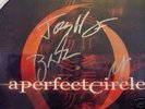 A PERFECT CIRCLE signed Mer de Noms LP TOOL autographed