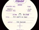 Beatles Can't Buy Me Love / Can't Do That Acetate 45