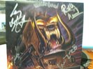 MOTORHEAD AUTOGRAPHED LP EVERY MEMBER ORGASMATRON