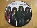 Kiss - Lick it up PICTURE DISC LP numbered MINT