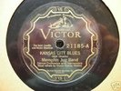 Memphis Jug Band, Victor 21185, Kansas City... E- to V+