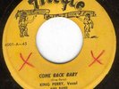 45-BLUES-KING PERRY on TRILYTE-COME BACK BABY-RARE