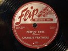 CHARLIE FEATHERS FLIP 503 PEEPIN EYES DARK MAROON CLEAN