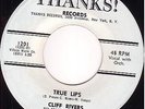 TEEN- R&R 45-CLIFF RIVERS on THANKS-True lips/Marsha