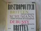 SXL 2298 ED1 Rostropovich plays Britten, Debussy