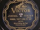 Blind Willie McTell, Victor 21474, E+