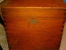 Vintage Remington Records With Antique Locking Wood Box
