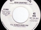 Northern soul- DEAN COURTNEY -  RARE DEMO