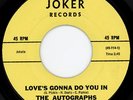 RARE GROUP SOUL 45 ON JOKER AUTOGRAPHS M- LISTEN