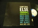 CANNONBALL ADDERLEY Somethin' Else BLUE NOTE LP W.63RD