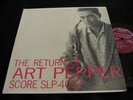 ART PEPPER The Return Of Art Pepper SCORE LP