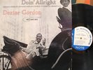 DEXTER GORDON DOIN' ALLRIGHT USA BLUE NOTE LP NY 4077