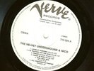 VELVET UNDERGROUND & NICO / REED VERVE promo SAMPLE 