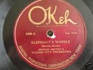 BENNIE MOTEN K.C. ORCH 'ELEPHANT'S WOBBLE' OKEH 8100