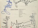 JAMES TAYLOR  Autographed LP JONI MITCHELL, CARLY SIMON