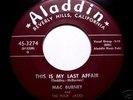 DOO WOP/ R &B   MAC BURNEY AND THE FOUR JACKS