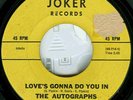 THE AUTOGRAPH Northern Motown Soul 45 JOKER Records