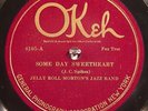 Jelly Roll Mortons Jazz Bd, Okeh 8105, E- to E/V+ to E-