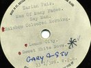 GARY & STU Harlan Fare ACETATE  POP PSYCH LP