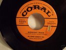 JOHNNY BURNETTE TRIO ROCKABILLY 45 MIDNIGHT TRAIN CORAL
