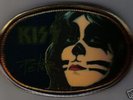 KISS-VERY RARE OFFICIAL PETER CRISS BELT BUCKLE 1977 EX