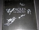 EAGLES RECORD SIGNED BY FIVE 'THE LONG RUN' DON HENLEY