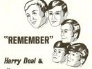 HARRY DEAL & THE GALAXIES RARE PICTURE SLEEVE W/ 45