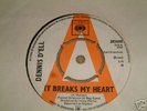DENNIS D'ELL-it breaks my heart UK CBS NORTHERN SOUL 45
