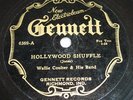 RARE JAZZ 78 RPM WALLIE COULTER & HIS BAND GENNETT 6369
