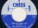 HOWLIN' WOLF Evil Is Goin' On 45rpm Chess 1954 VG++