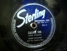 HANK WILLIAMS first 78 from 1947 STERLING Calling You