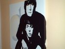 BEATLES Lennon McCartney APPLE  ORIGINAL POP ART CANVAS