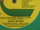 Barry Brown- Give another Israel a try - Sweet Sixteen
