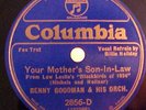 Billie Holiday 78 RPM  Benny Goodman Col 2856-D