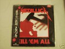 Metallica Kill Em All Japanese Promo.