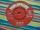 BEATLES love me do 1962 PARLOPHONE RED LABEL 45 RARE