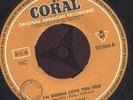 50er Coral Album mit 8x Buddy Holly usw Musterplatten