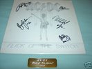 Signed AC DC Flick Of The Switch Vintage LP x 5 w/ COA