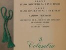 *COLUMBIA - 33CX 1238 - CHOPIN/LISZT - SAMSON FRANCOIS*