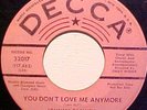 JOHNNY CASWELL YOU DON'T LOVE ME ANYMORE ON DECCA PROMO