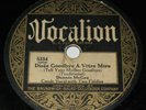 DENNIS McGEE 78 rpm VOCALION 5334 CAJUN '29 V+