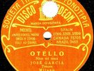 GARCIA JOSÉ /ALBINOLO Opera 78rpm BrOdeon 37317/8