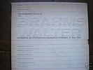 Bruno Walter Brahms orchestral music Columbia mono
