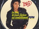Michael Jackson FRENCH Promo Pepsi BAD LP Picture Disc